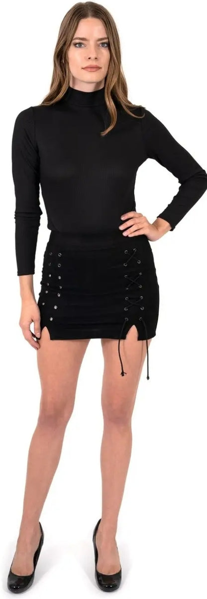 Dana Lace-It Up Mini Skirt – Eunoiashops