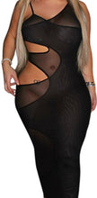 Load image into Gallery viewer, See-through my body dress