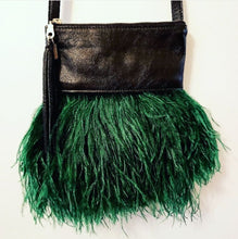 Load image into Gallery viewer, Omni Handbag with Ostrich Feathers