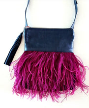 Load image into Gallery viewer, Omni Handbag with Ostrich Feathers