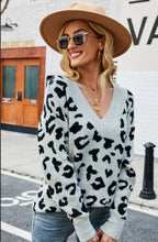 Load image into Gallery viewer, Leopard me Sweater All Day