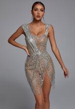 Load image into Gallery viewer, Sparkle In Our Ready To Sparkle Mini Dress