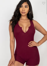 Load image into Gallery viewer, Nadine Ribbed Slit Romper