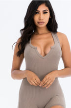 Load image into Gallery viewer, Nadine Ribbed Slit Romper