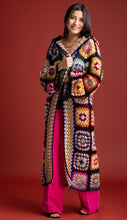 Load image into Gallery viewer, Lila Hooded Crochet Kimono