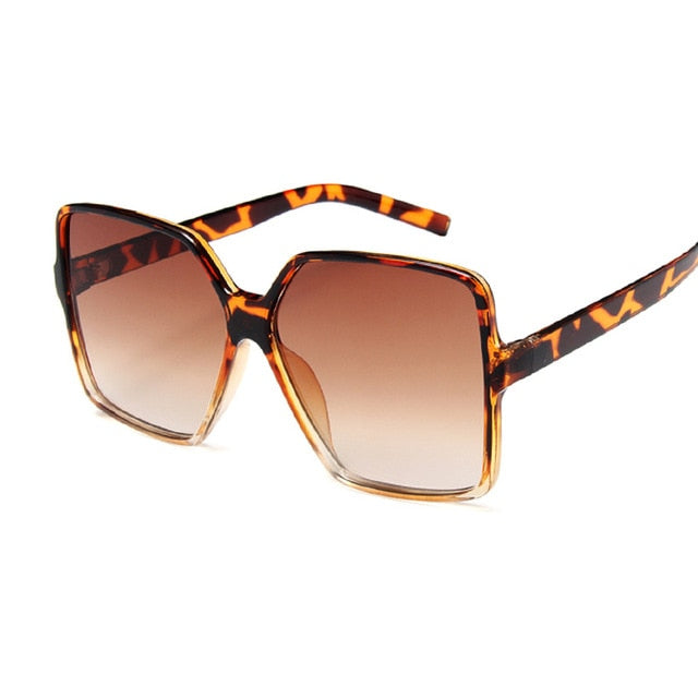 Luxury Square Sunglasses Brand Designer Retro Frame Big Sun  display picture 3