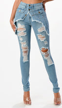 Load image into Gallery viewer, Button Up Your Jacket Detail Skinny Jeans
