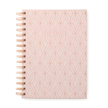 Load image into Gallery viewer, Pink Copper Geo Notebook
