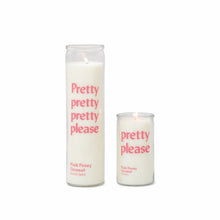 Load image into Gallery viewer, Pretty please prayer candle Pink Peony Coconut
