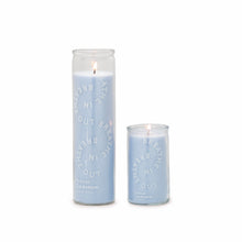 Load image into Gallery viewer, Vetiver Cardamom Sky Blue Candle-Breathe in Breathe out
