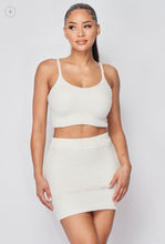 Load image into Gallery viewer, Carlie&#39;s Soft Knit Cami and Skirt Set
