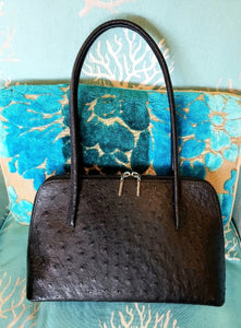 Ostrich Leather Handbag Wilma