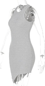 Bella Asymmetric  Mid Dress