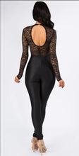 Load image into Gallery viewer, Lace Top Catsuit
