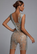 Load image into Gallery viewer, Sparkle In Our Ready To Sparkle Mini Dress
