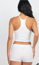 Load image into Gallery viewer, Robyn Ribbed Crop Cami Top &amp; Shorts Set
