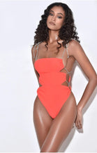 Load image into Gallery viewer, Beverly Crystal Lace Up Swimsuit
