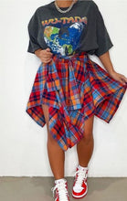 Load image into Gallery viewer, Tie Me Up Plaid Skirt

