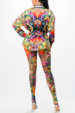 Load image into Gallery viewer, Colorful Mesh Two Piece Set
