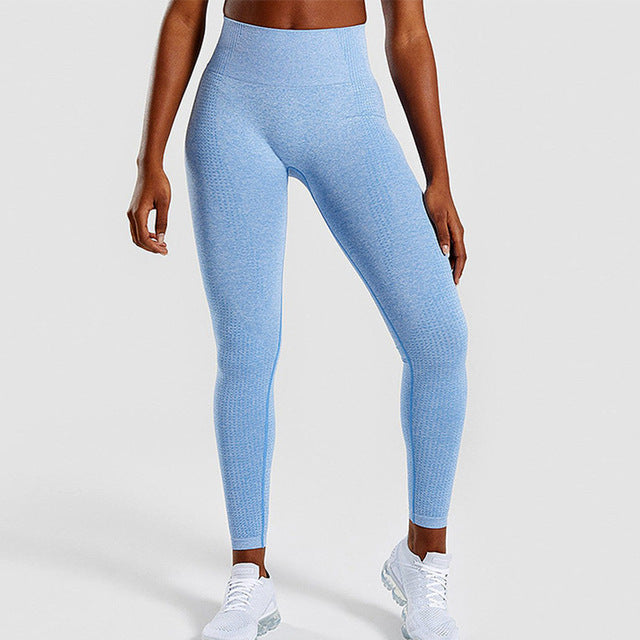 High Waist Seamless Leggings Push Up Fitness Running Yoga Pants