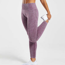 Load image into Gallery viewer, High Waist Seamless Leggings Push Up Fitness Running Yoga Pants

