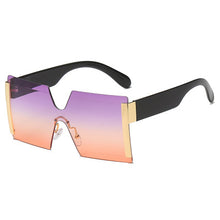 Load image into Gallery viewer, Fashion Oversized Square Rimless Sunglasses
